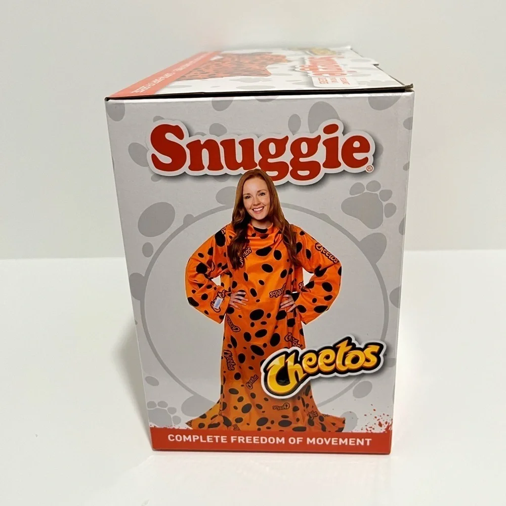 Snuggie Cheetos Super Soft Fleece Blanket With Sleeves
